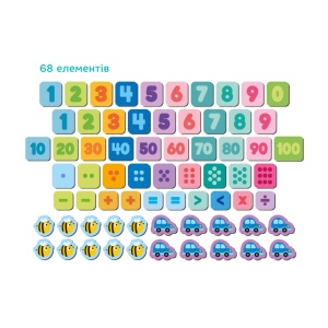 Set magnetic - Numere si simboluri matematice - Img 3