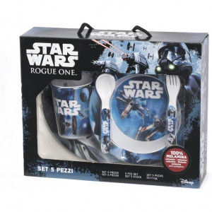 Set pentru masa melamina 5 piese Star Wars Rogue One Lulabi 8330500 - Img 3