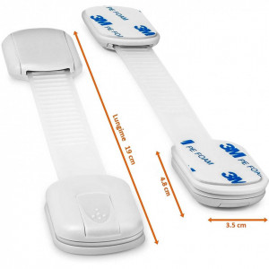 Sistem de siguranta multifunctional reglabil 19 cm, 1 buc Bambinice BN043 - Img 2