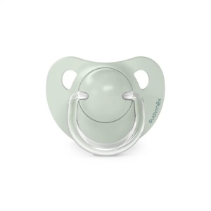 Suzeta anatomica din silicon, 2 buc 0-6 luni verde Dreams - Img 4
