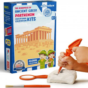 Arkerobox - Set arheologic educational si puzzle 3D, Grecia antica, Parthenon