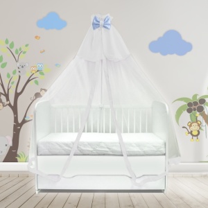 Baldachin MyKids Standard Mare Alb-Albastru