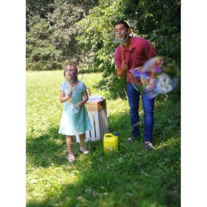 Bat cu inele pentru baloane de sapun Ring Pro Butterfly 40 cm Tuban TU3613 - Img 3