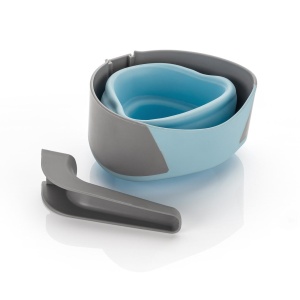 Cana pliabila pentru clatit si spalat parul bebelusului MyHappyBath Cup, fara BPA, 0+ luni, Reer 76082 - Img 6