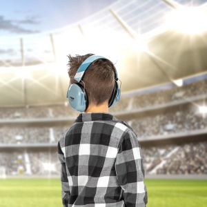 Casti antifonice pentru copii, ofera protectie auditiva, SNR 27, 5+ ani, albastru, Reer SilentGuard Kids 53293 - Img 4
