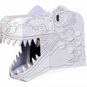 Coloreaza-ti propria Masca 3D T-Rex Fiesta Crafts FCT-3042 - Img 6