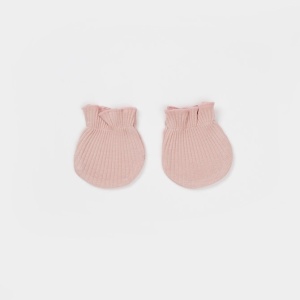 Cutie 4 piese pentru nou nascut - 100% bumbac organic - Powder, BabyCosy - Img 5