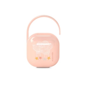Cutie pentru suzeta piersica Dreams