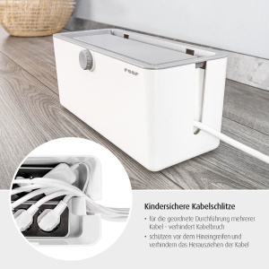 Cutie protectie cabluri, stechere si prelungitoare, Reer CableGuard 78020 - Img 11
