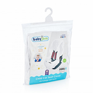 Husa universala pentru scaun auto de la BabyJem (Culoare: Alb) - Img 2