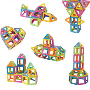 Joc de constructie magnetic - 45 piese - Img 2