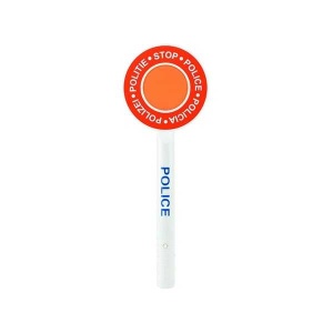 Jucarie Semn rutier STOP, cu Lumini, 2 Fete Rosu Verde, 33 cm Toi-Toys TT14863A - Img 3