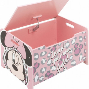 Ladita din lemn pentru depozitare jucarii Minnie Mouse - Img 3