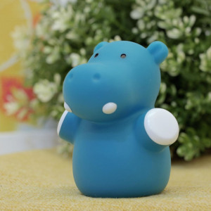 Lampa de veghe cu LED, forma hipopotam, albastru, Lumilu Mini Zoo Hippo, Reer 52353 - Img 3