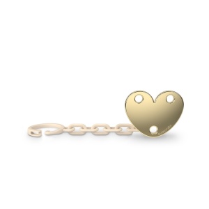 Lantisor suzeta cu clips, inima, Spread Joy, Suavinex