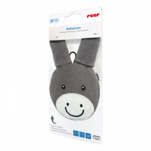 Manusa de baie pentru bebelusi, material textil, forma magarus, fara BPA, 0+ luni, Reer BabyCare Wash Pad 81091 - Img 3