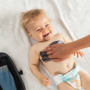 Manusa de baie pentru bebelusi, material textil, forma magarus, fara BPA, 0+ luni, Reer BabyCare Wash Pad 81091 - Img 5