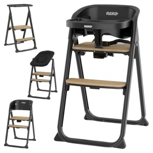 Neno Sapori Black scaun de hranire multifunctional 4 in 1