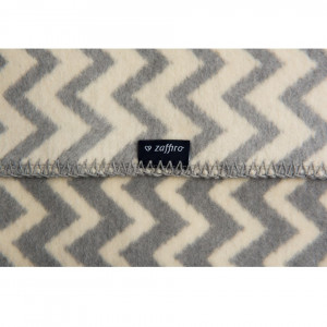 Paturica bebelusi Bumbac Zigzag 75x100 Womar Zaffiro AN-KBZ-01 - Img 4