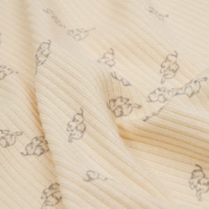 Paturica Printed, BabyCosy, 50% modal+50% bumbac, Stone, 85X85 cm - Img 5