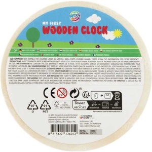 Primul meu ceas din lemn, diametru 14 cm Moxy GR200067 - Img 3