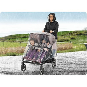 Protectie de ploaie pentru carucioare de gemeni RainCover Twin REER 71584 - Img 2