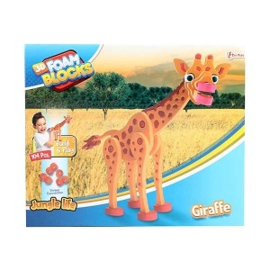 Puzzle 3D Spuma Girafa 104 piese Toi-Toys TT43547A - Img 4