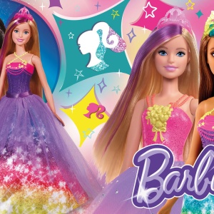 Puzzle de colorat maxi - Barbie (4 x 48 de piese) - Img 3