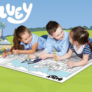 Puzzle de colorat maxi - Bluey (60 de piese) - Img 4