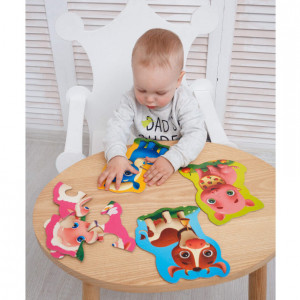 Puzzle Maxi Bebelusi Animale de la Ferma, 13 piese Roter Kafer RK1210-01 - Img 3