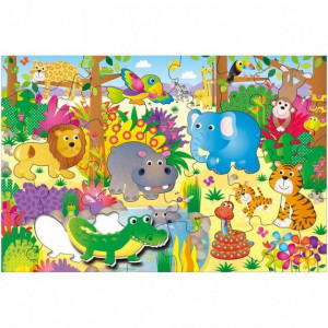 Puzzle Podea: Jungla (30 piese) - Img 2