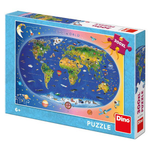 Puzzle XL - Harta Lumii (300 piese) - Img 2