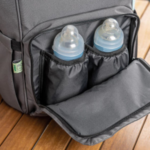 Rucsac multifunctional cu aleza pentru schimbat scutecul bebelusului, din plastic reciclat, Reer Growing Backpack 84221 - Img 8