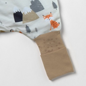 Sac de dormit cu picioruse si talpa antiderapanta Mountain Animals 80 cm + manseta 1.0 Tog - Img 4