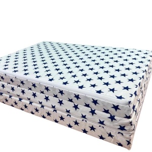 Saltea Pliabila Spuma Poliuretanica 120x60x5 cm - Dark Blue Stars - Img 4