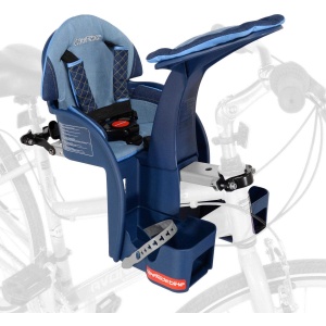 Scaun bicicleta copii SafeFront Deluxe, Pozitie montare Centru, 15 Kg si Casca Protectie XS 44-48 Fairy Tale WeeRide WR10SKFT - Img 3
