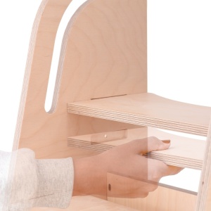 Scaun inaltator tip scara cu 2 trepte pentru copii, model 2, MamaToyz - Img 3