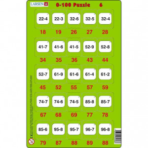 Set 16 Puzzle-uri 0 - 100, 25 Piese Larsen LRP48 - Img 7