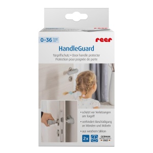 Set 4 protectii clanta usa, din silicon, acoperire completa, Reer HandleGuard 70091 - Img 4