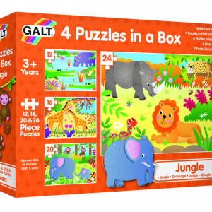 Set 4 puzzle-uri Jungla (12, 16, 20, 24 piese) - Img 5