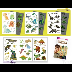 Set 40 tatuaje temporare tip autocolante Dinozauri Tytoo KOPXX1800012 - Img 3