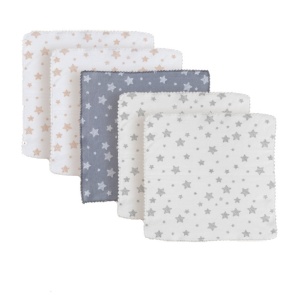 Set 5 prosopele, bumbac organic 100%, 24x24 cm, BabyCosy
