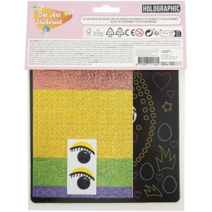 Set creativ Mozaic Buline Holografice Paste 22 x 18 cm Grafix GR810040 - Img 5
