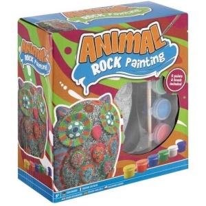 Set Creativ Pictura pe Pietre Animal 8 piese Grafix GR200065 - Img 2
