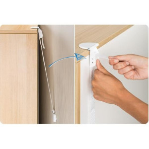 Set fixare anti-inclinare mobilier REER 73020 - Img 4