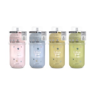 Sticla de apa fara picurare, Bears, 340 ml, verde, Suavinex - Img 2