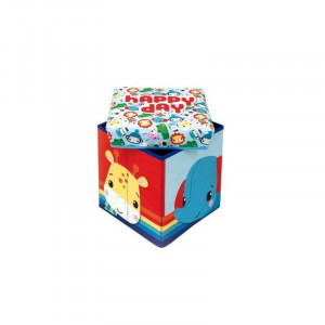 Taburet pentru depozitare jucarii Fisher Price, Happy Day - Img 2