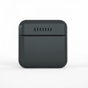 Termometru si higrometru digital de camera, ecran LCD, memorie, suport expandabil cu magnet, negru, AirBi SMILE BI1041 - Img 5