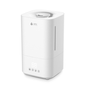 Umidificator cu ultrasunete Airbi CUBOID, afisaj umiditate, temporizator, difuzor aromaterapie, mod nocturn, alb, BI1511