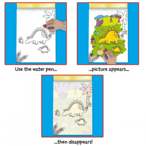 Water Magic: Carte de colorat Dinozauri - Img 3